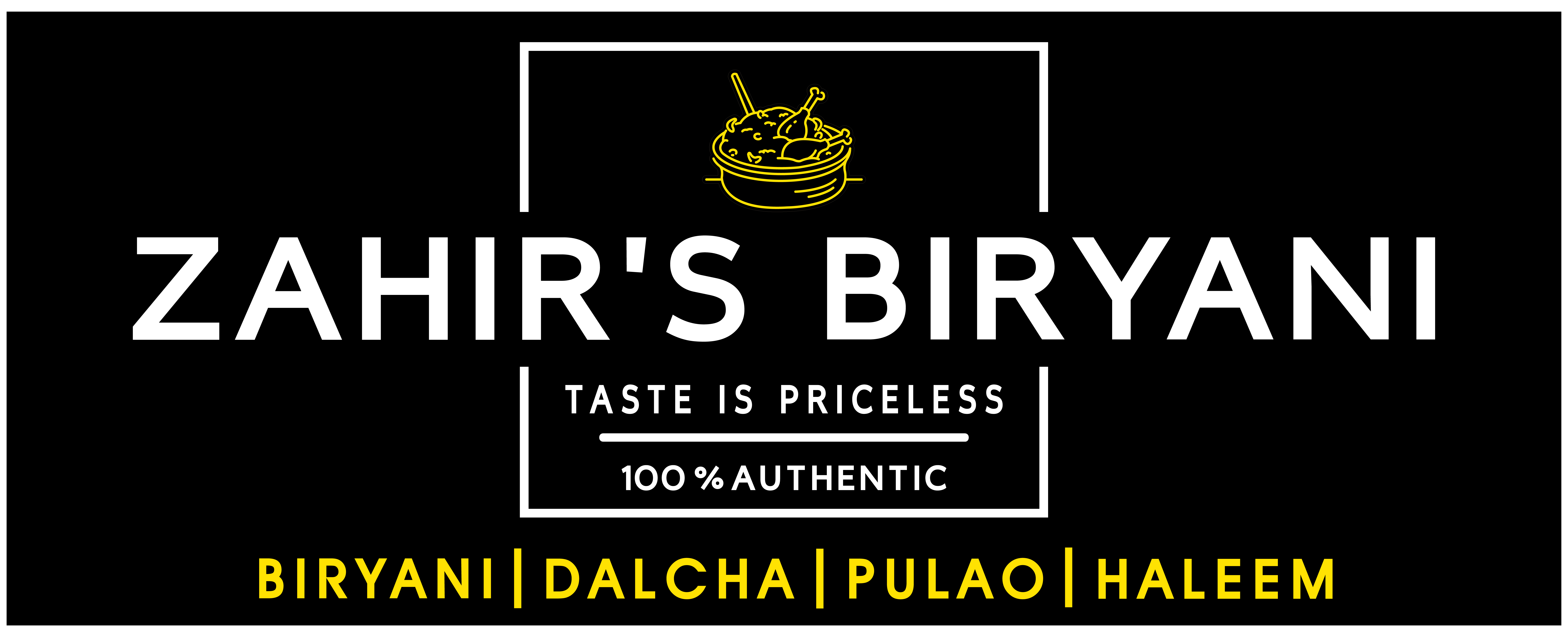 Zahir's Biryani Header